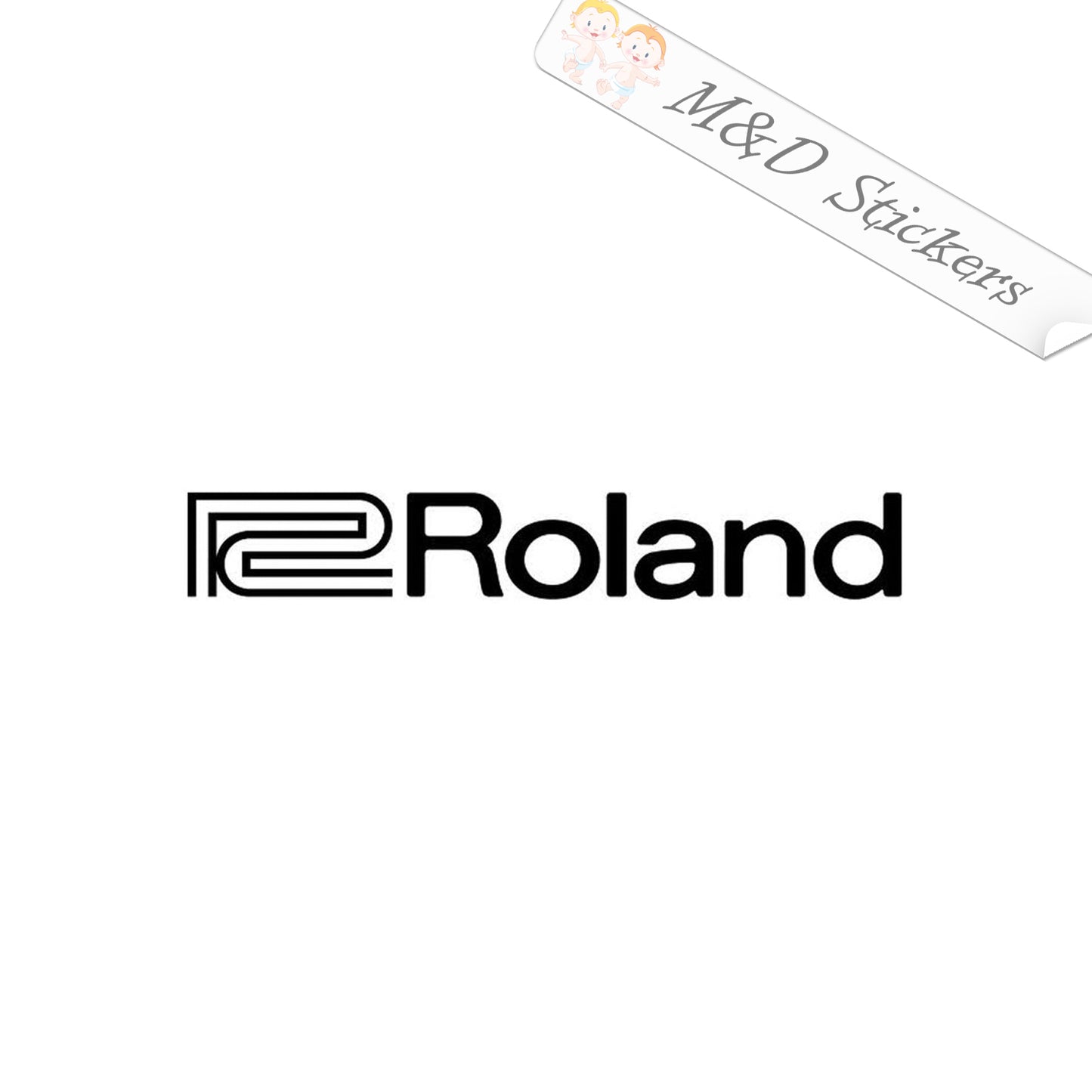 Roland tools Logo (4.5" - 30") Vinyl Decal in Different colors & size for Cars/Bikes/Windows