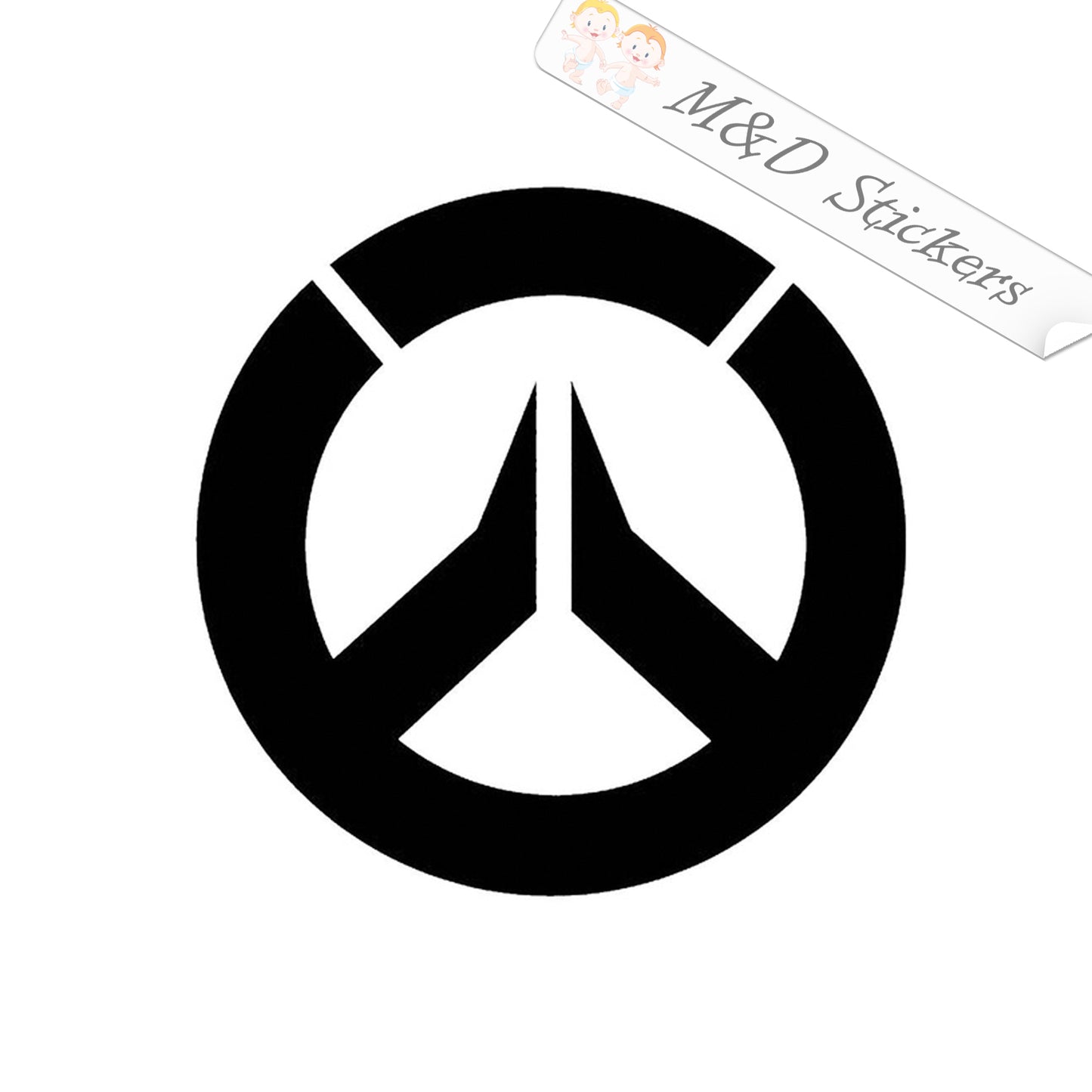 Overwatch Video Game (4.5" - 30") Vinyl Decal in Different colors & size for Cars/Bikes/Windows