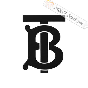 Burberry Logo (4.5" - 30") Vinyl Decal in Different colors & size for Cars/Bikes/Windows