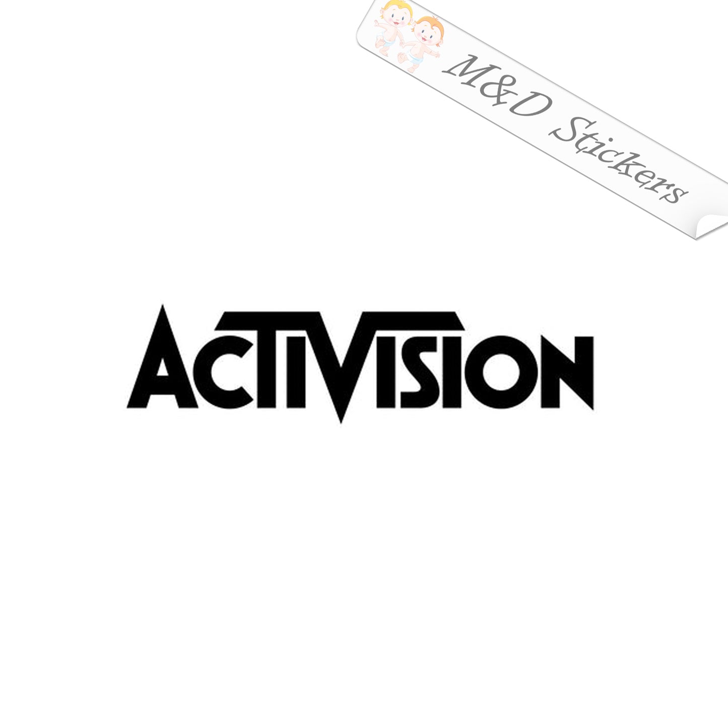 Activision Video Game Company Logo (4.5" - 30") Vinyl Decal in Different colors & size for Cars/Bikes/Windows