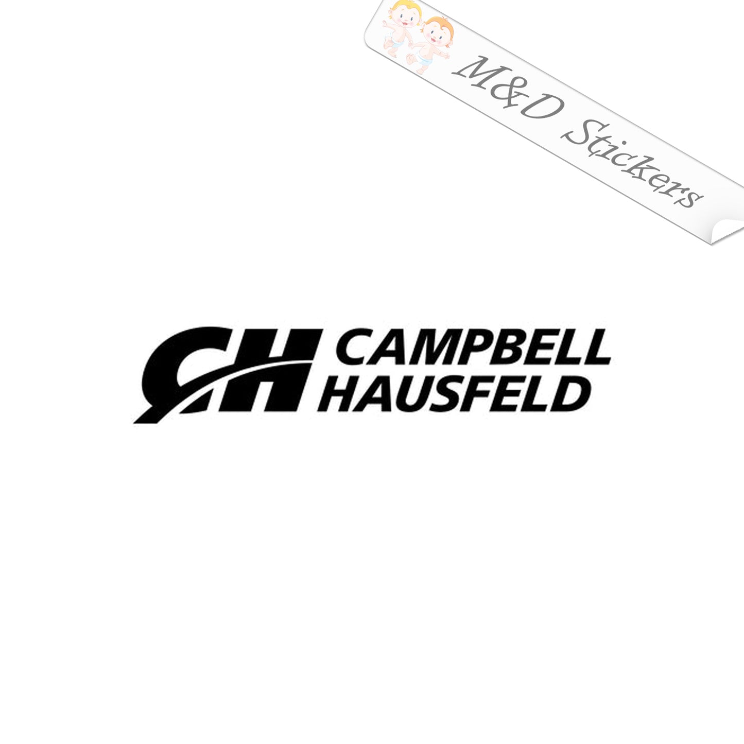 Campbell Hausfeld tools Logo (4.5" - 30") Vinyl Decal in Different colors & size for Cars/Bikes/Windows