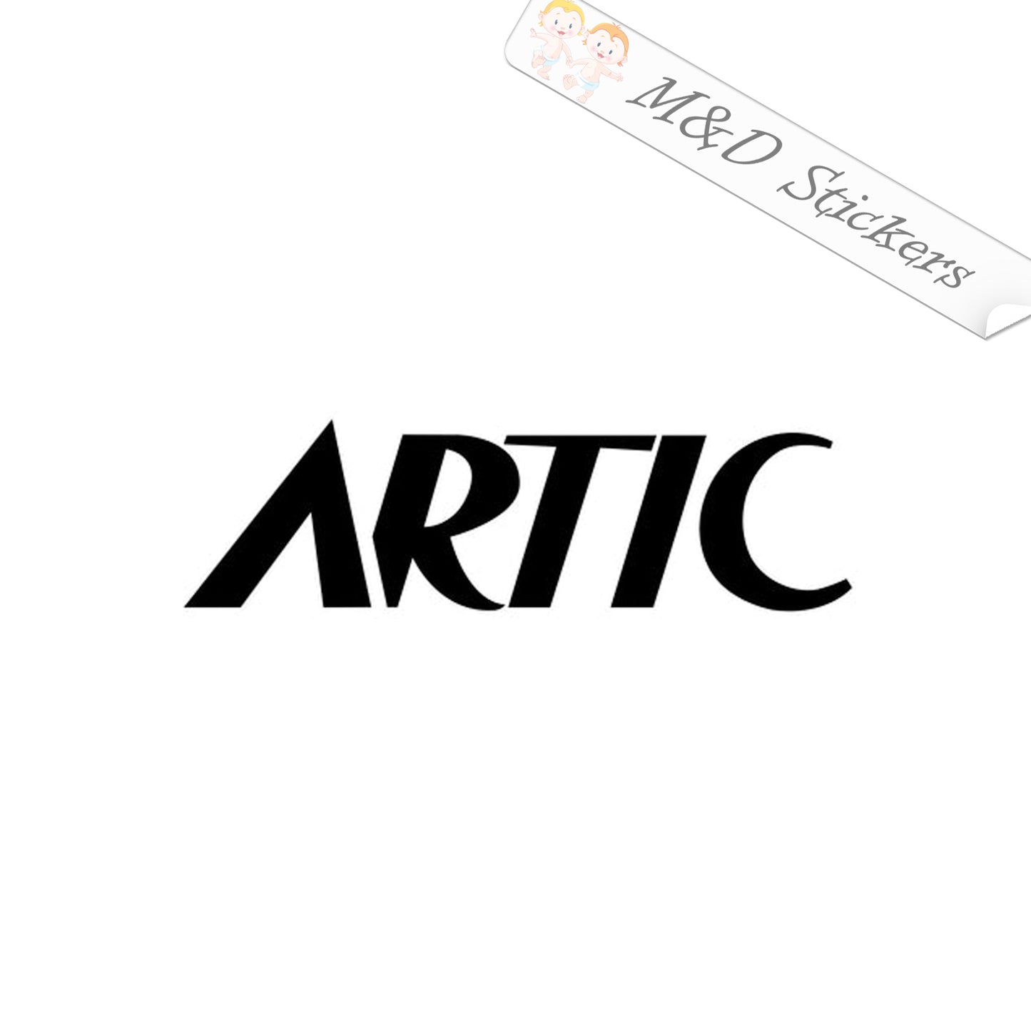 Artic Vodka Logo (4.5" - 30") Vinyl Decal in Different colors & size for Cars/Bikes/Windows