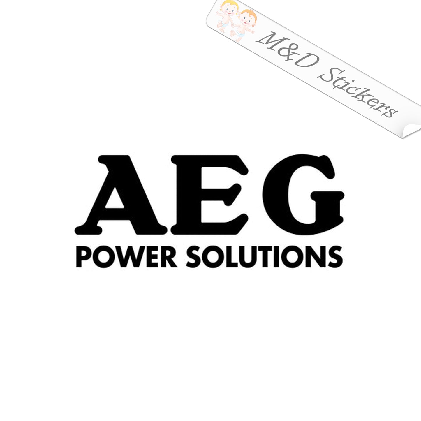 AEG Powertools Logo (4.5" - 30") Vinyl Decal in Different colors & size for Cars/Bikes/Windows