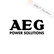 AEG Powertools Logo (4.5" - 30") Vinyl Decal in Different colors & size for Cars/Bikes/Windows