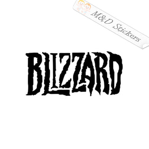 Blizzard Video Game Company Logo (4.5" - 30") Vinyl Decal in Different colors & size for Cars/Bikes/Windows