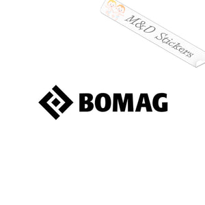 Bomag Logo (4.5" - 30") Vinyl Decal in Different colors & size for Cars/Bikes/Windows