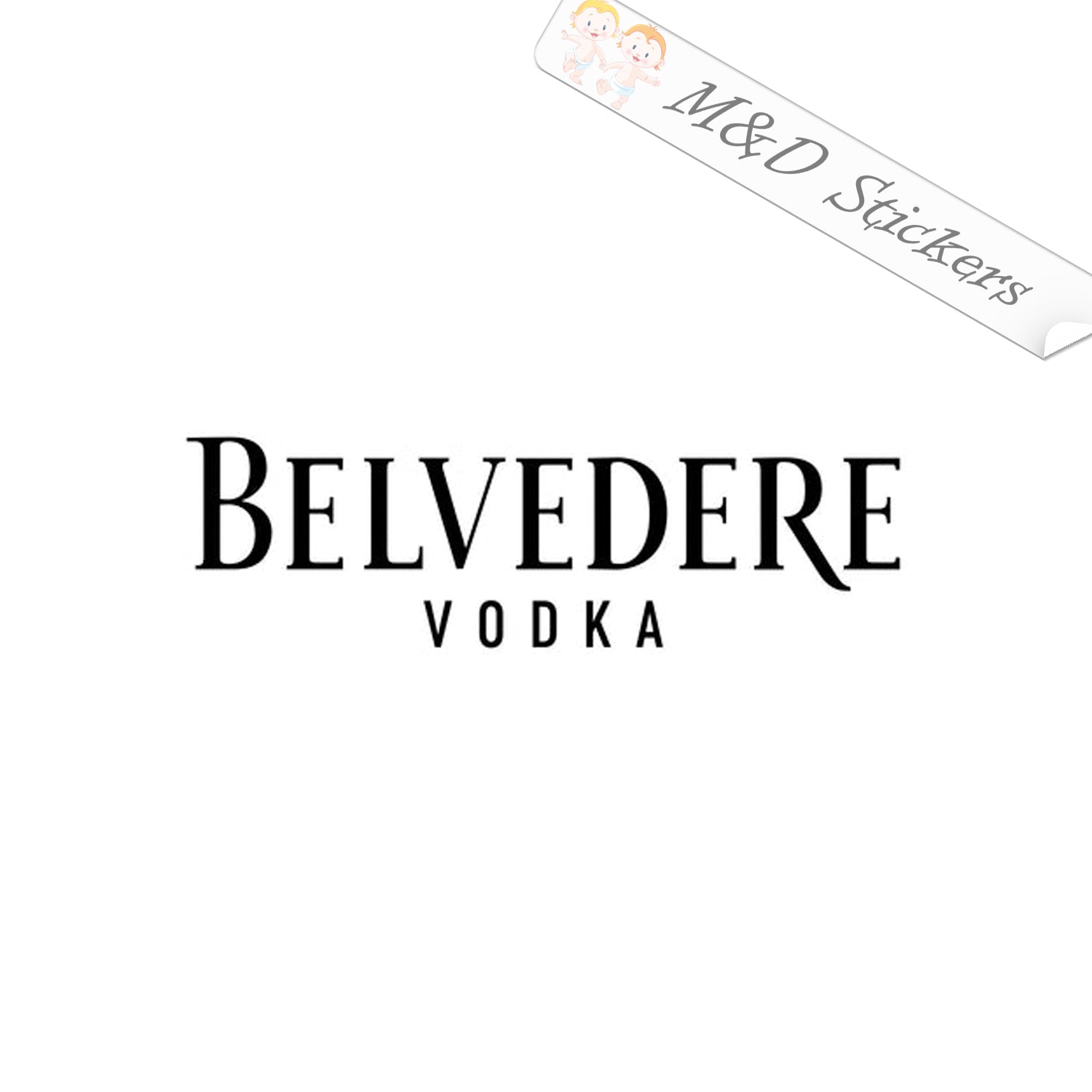Belvedere Vodka Logo (4.5 - 30) Vinyl Decal in Different colors & si –  M&D Stickers