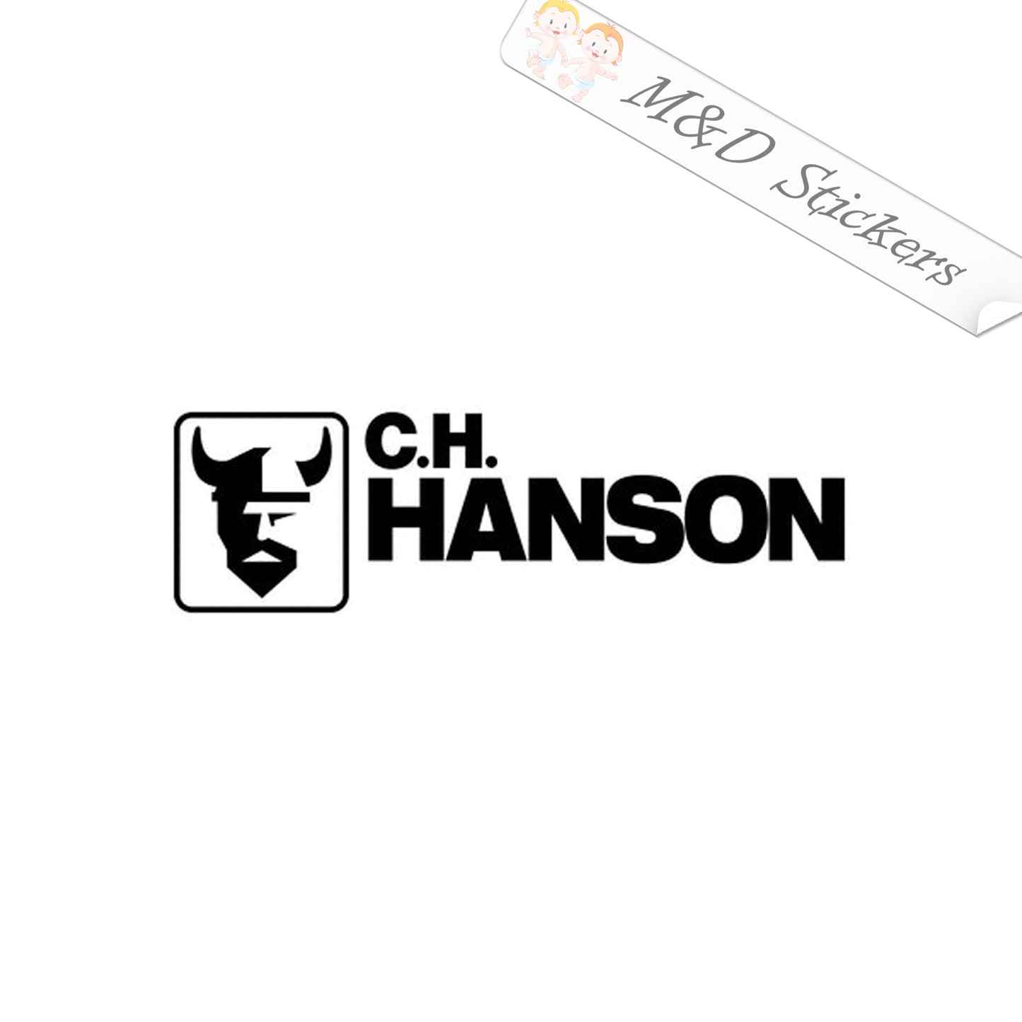 C.H. Hanson tools Logo (4.5" - 30") Vinyl Decal in Different colors & size for Cars/Bikes/Windows