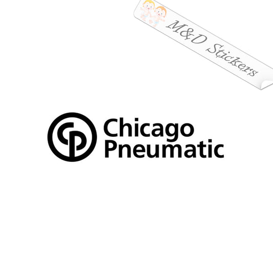 Chicago Pneumatic tools Logo (4.5" - 30") Vinyl Decal in Different colors & size for Cars/Bikes/Windows