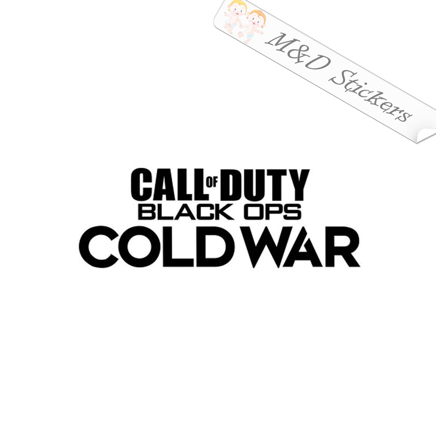 Call of Duty Cold War Video Game (4.5" - 30") Vinyl Decal in Different colors & size for Cars/Bikes/Windows