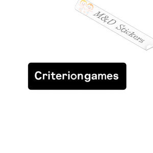 Criterion Games Video Game Company Logo (4.5" - 30") Vinyl Decal in Different colors & size for Cars/Bikes/Windows