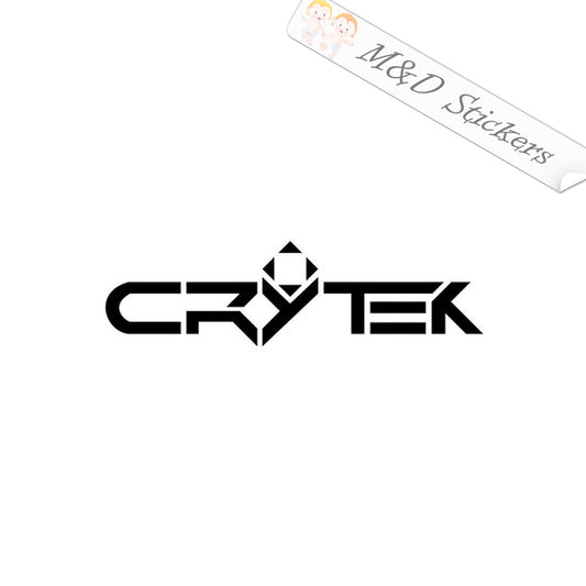 Crytek Video Game Company Logo (4.5" - 30") Vinyl Decal in Different colors & size for Cars/Bikes/Windows