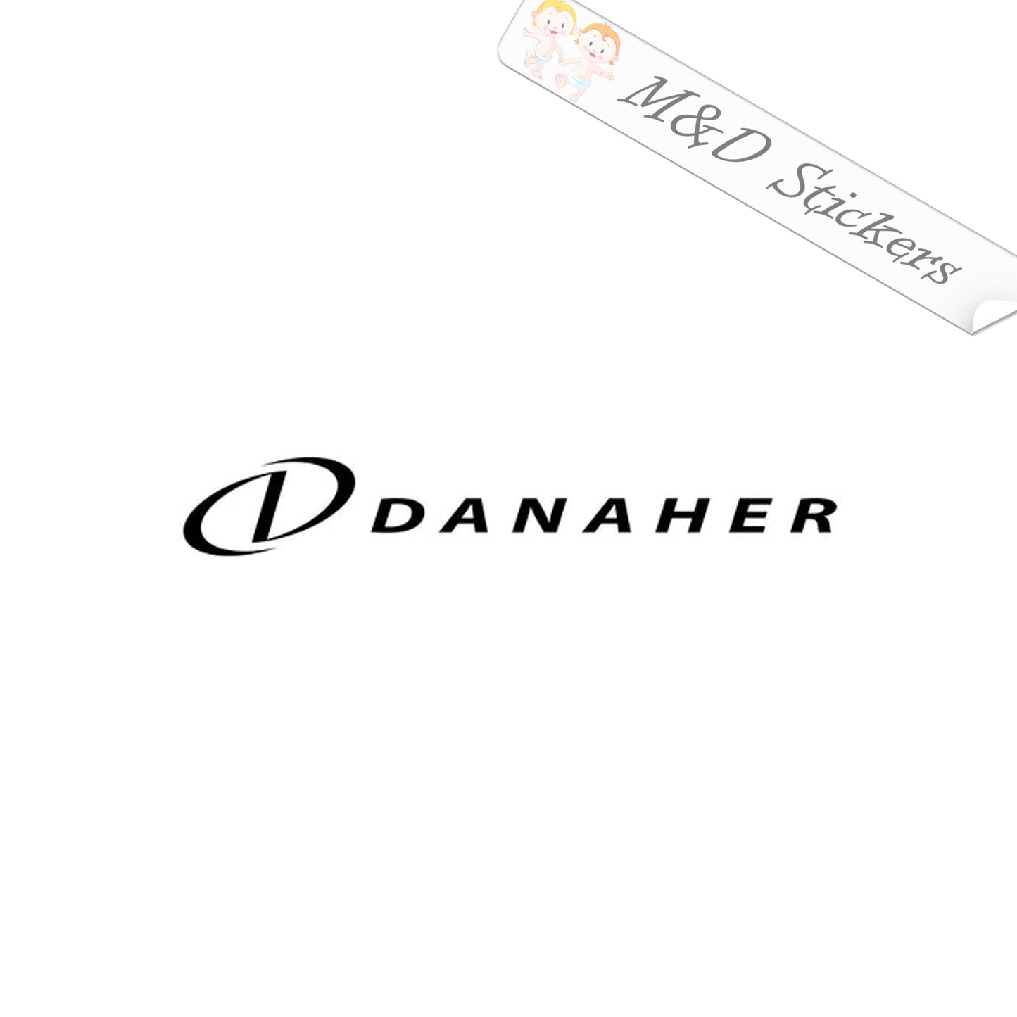 Danaher tools Logo (4.5" - 30") Vinyl Decal in Different colors & size for Cars/Bikes/Windows