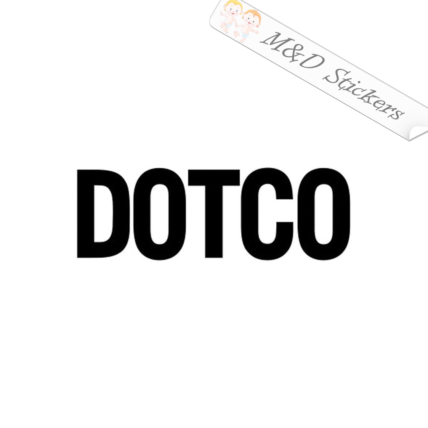 Dotco tools Logo (4.5" - 30") Vinyl Decal in Different colors & size for Cars/Bikes/Windows