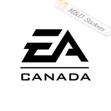 EA Electronic Arts Canada Video Games Company Logo (4.5" - 30") Vinyl Decal in Different colors & size for Cars/Bikes/Windows