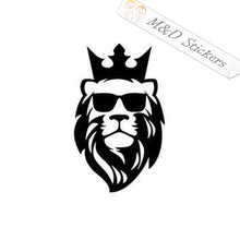 2x Lion king head Vinyl Decal Sticker Different colors & size for Cars/Bikes/Windows