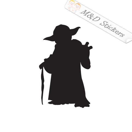 2x Yoda Star Wars Vinyl Decal Sticker Different colors & size for Cars/Bikes/Windows