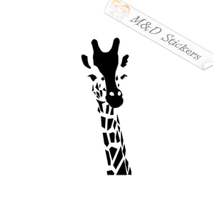 2x Giraffe Vinyl Decal Sticker Different colors & size for Cars/Bikes/Windows