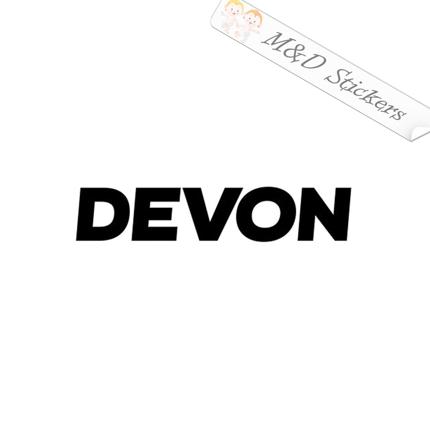 Devon tools Logo (4.5" - 30") Vinyl Decal in Different colors & size for Cars/Bikes/Windows