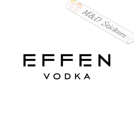 Effen Vodka Logo (4.5" - 30") Vinyl Decal in Different colors & size for Cars/Bikes/Windows