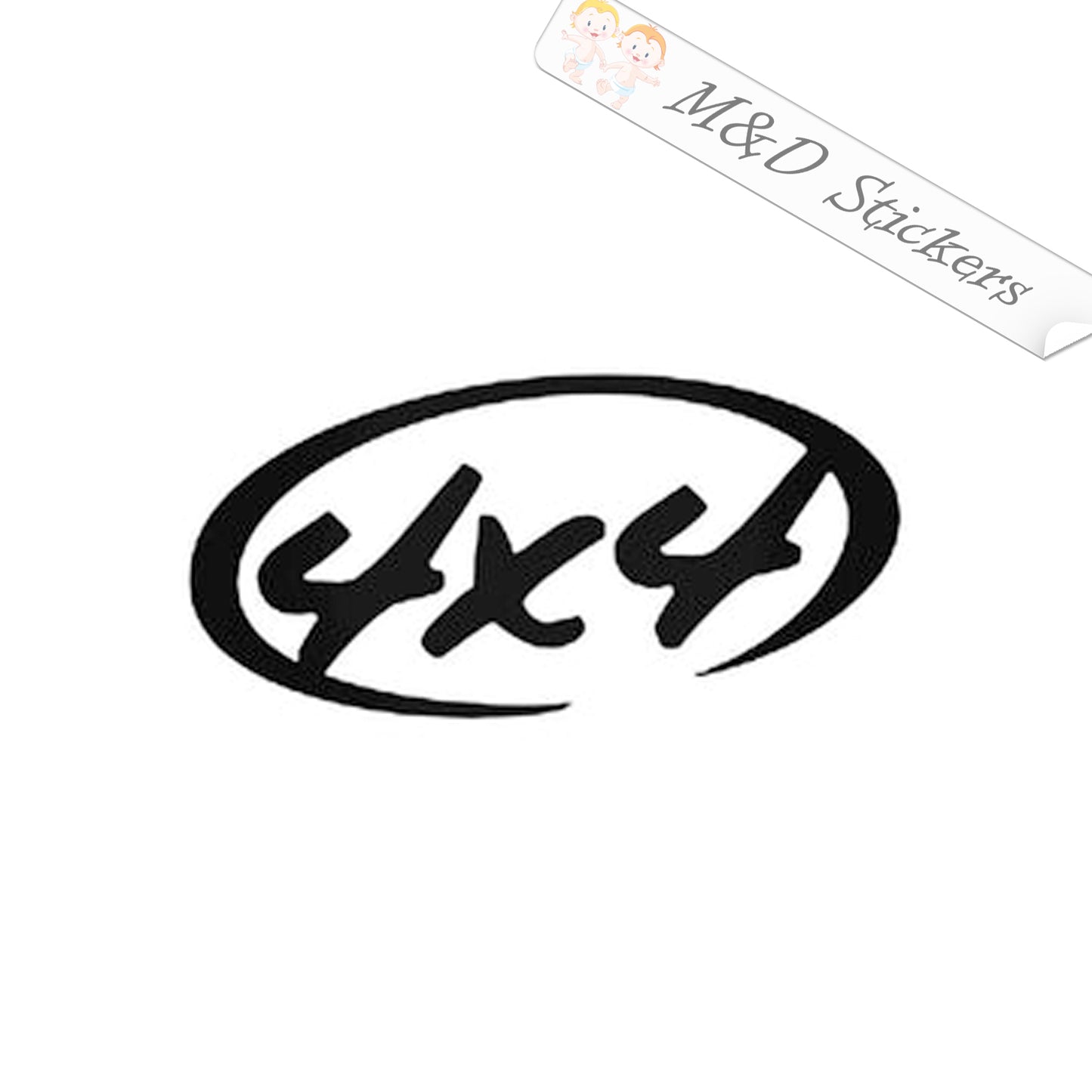 4x4 OffRoad Vinyl Decal Sticker Different colors & size for Cars/Trucks/SUVs/Windows