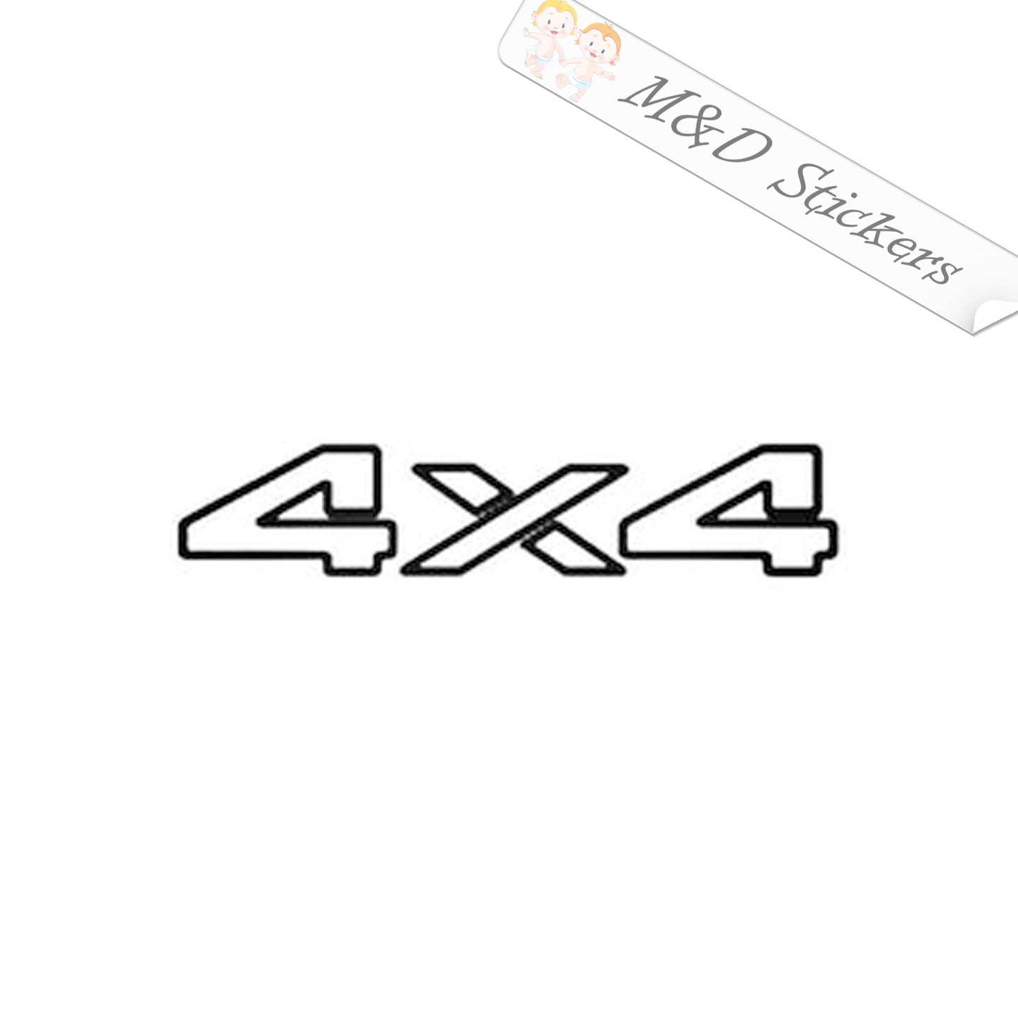 4x4 OffRoad (4.5" - 30") Vinyl Decal Sticker Different colors & size for Cars/Trucks/SUVs/Windows