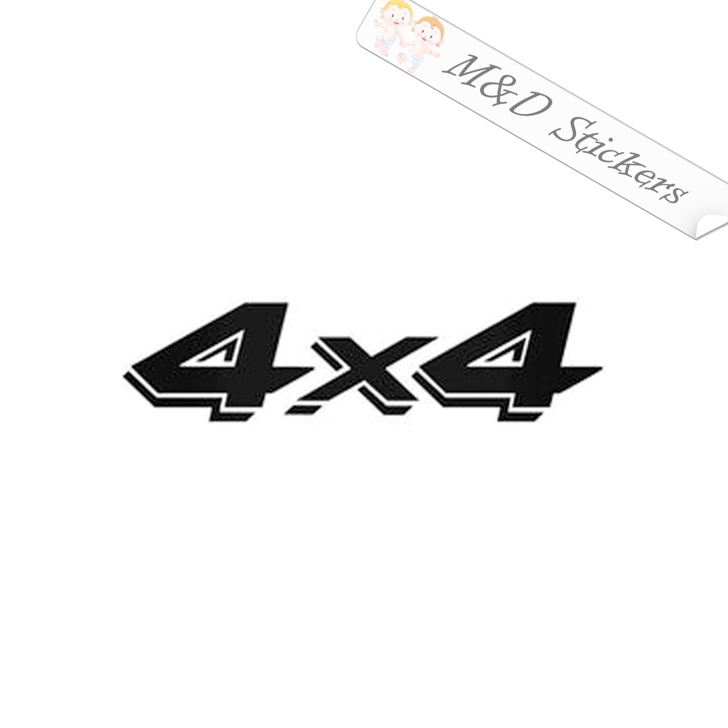 4x4 OffRoad Vinyl Decal Sticker Different colors & size for Cars/Trucks/SUVs/Windows