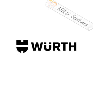 Wurth Tools Logo (4.5" - 30") Vinyl Decal in Different colors & size for Cars/Bikes/Windows