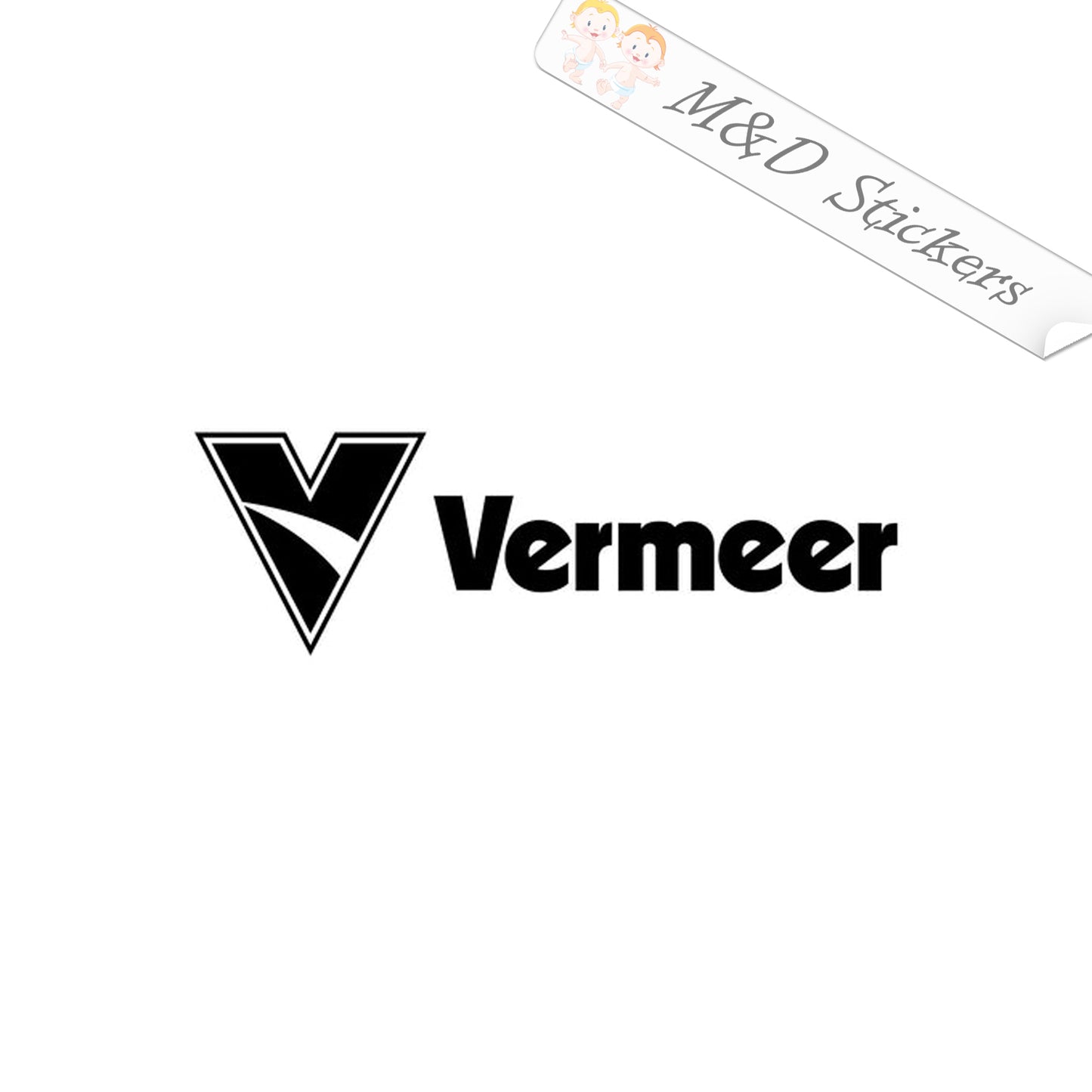 Vermeer machines Logo (4.5" - 30") Vinyl Decal in Different colors & size for Cars/Bikes/Windows