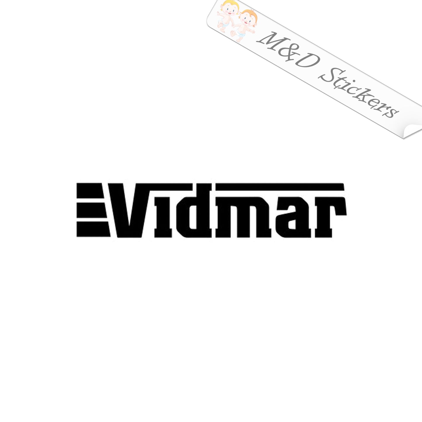 Vidmar tools Logo (4.5" - 30") Vinyl Decal in Different colors & size for Cars/Bikes/Windows