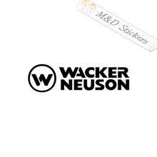 Wacker Neuson Logo (4.5" - 30") Vinyl Decal in Different colors & size for Cars/Bikes/Windows