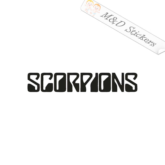 Scorpions Music band Logo (4.5" - 30") Vinyl Decal in Different colors & size for Cars/Bikes/Windows
