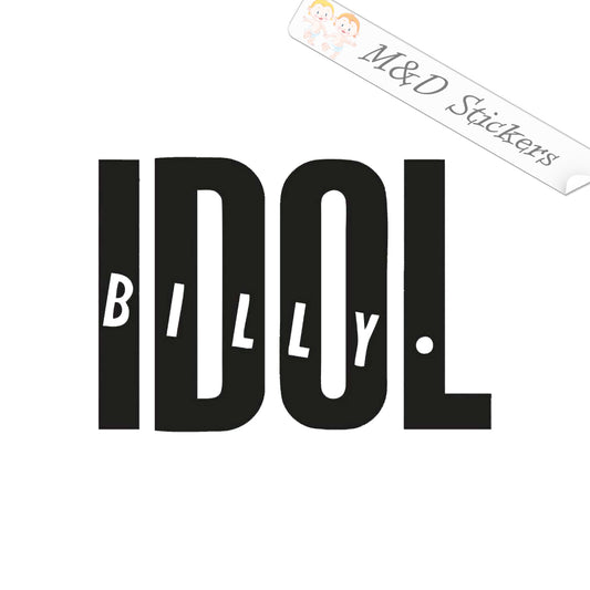 Billy Idol Music Logo (4.5" - 30") Vinyl Decal in Different colors & size for Cars/Bikes/Windows