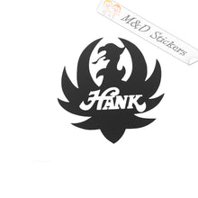 Hank Williams Jr Logo (4.5" - 30") Vinyl Decal in Different colors & size for Cars/Bikes/Windows