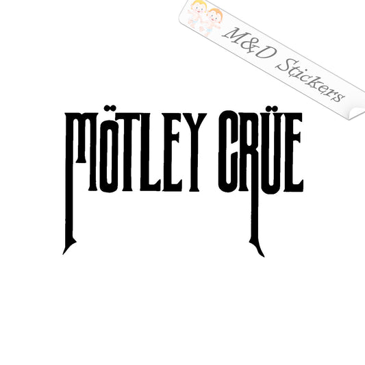 Motley Crue Music band Logo (4.5" - 30") Vinyl Decal in Different colors & size for Cars/Bikes/Windows