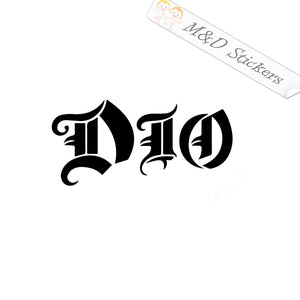Dio Music band Logo (4.5" - 30") Vinyl Decal in Different colors & size for Cars/Bikes/Windows