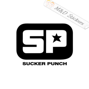 Sucker Punch Productions Video Game Company Logo (4.5" - 30") Vinyl Decal in Different colors & size for Cars/Bikes/Windows