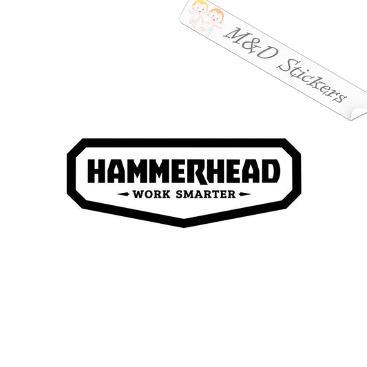 Hammerhead tools Logo (4.5" - 30") Vinyl Decal in Different colors & size for Cars/Bikes/Windows
