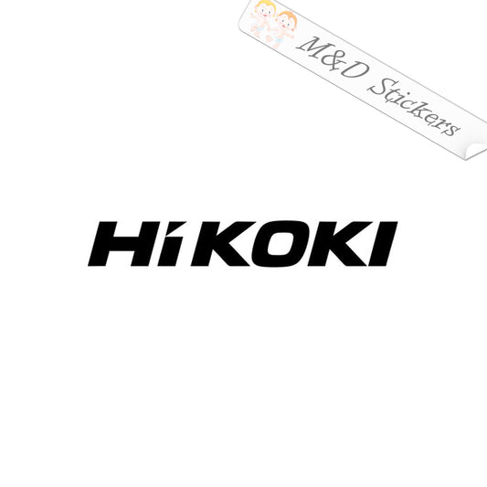 Hikoki tools Logo (4.5" - 30") Vinyl Decal in Different colors & size for Cars/Bikes/Windows