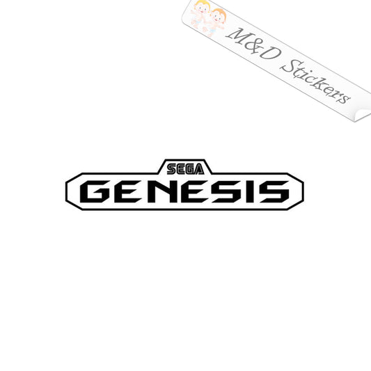 Sega Genesis Logo (4.5" - 30") Vinyl Decal in Different colors & size for Cars/Bikes/Windows