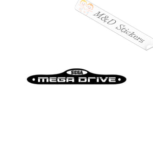 Sega Mega Drive Logo (4.5" - 30") Vinyl Decal in Different colors & size for Cars/Bikes/Windows