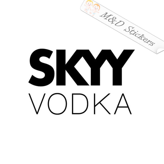 SKYY Vodka Logo (4.5" - 30") Vinyl Decal in Different colors & size for Cars/Bikes/Windows