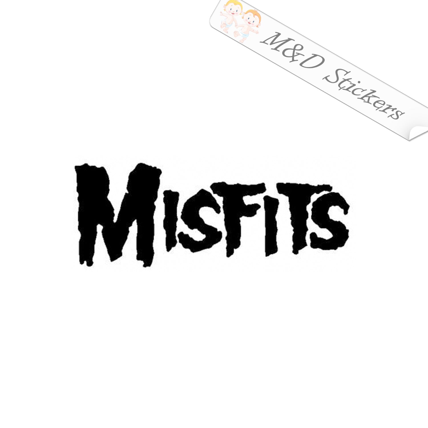 Teenageår Terminal Stuepige Misfits Music band Logo (4.5" - 30") Vinyl Decal in Different colors & –  M&D Stickers