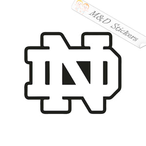 The Notre Dame Fighting Irish Logo (4.5" - 30") Vinyl Decal in Different colors & size for Cars/Bikes/Windows