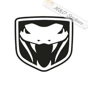 Dodge Viper Logo (4.5" - 30") Vinyl Decal in Different colors & size for Cars/Bikes/Windows