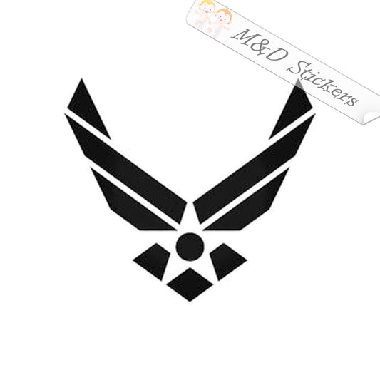 US Air Force Logo (4.5" - 30") Vinyl Decal in Different colors & size for Cars/Bikes/Windows