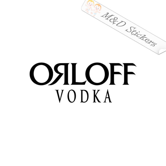 Orloff Vodka Logo (4.5" - 30") Vinyl Decal in Different colors & size for Cars/Bikes/Windows