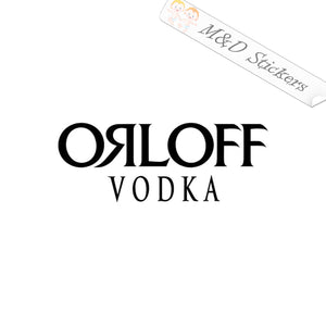 Orloff Vodka Logo (4.5" - 30") Vinyl Decal in Different colors & size for Cars/Bikes/Windows