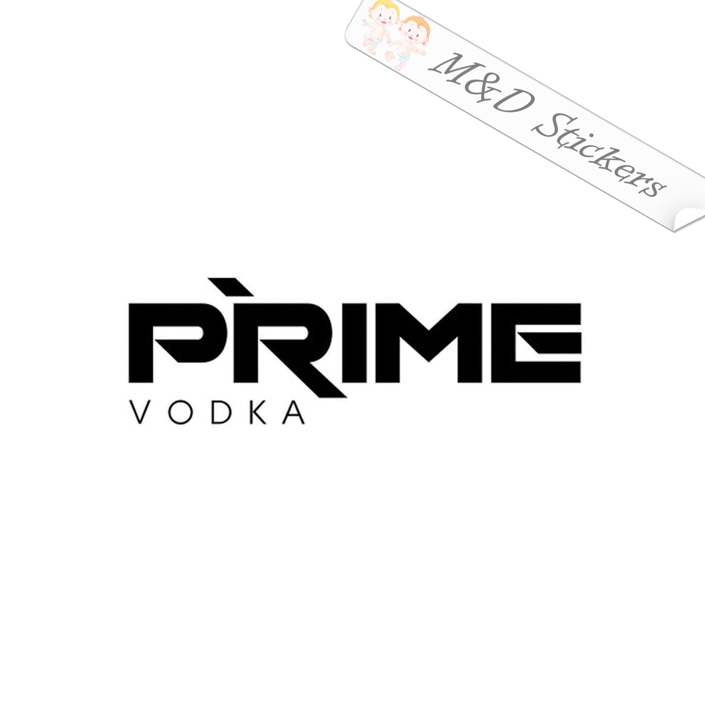 Prime Vodka Logo (4.5" - 30") Vinyl Decal in Different colors & size for Cars/Bikes/Windows