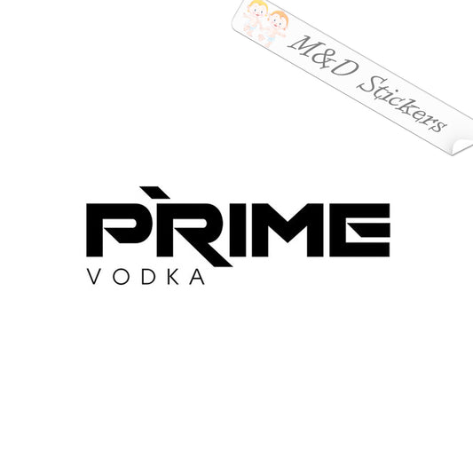 Prime Vodka Logo (4.5" - 30") Vinyl Decal in Different colors & size for Cars/Bikes/Windows